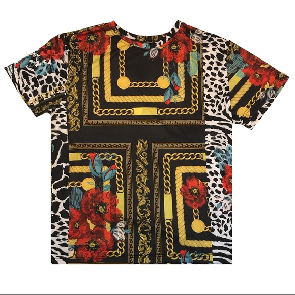 Reason Other - Men’s “Floral Chains“ tee. Sizes Medium, and Large.